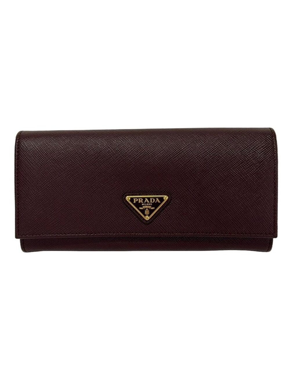 Prada Wallet Bordeaux Leather